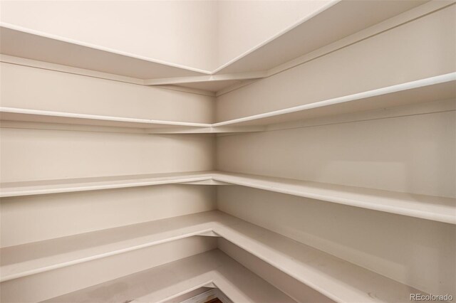 view of pantry
