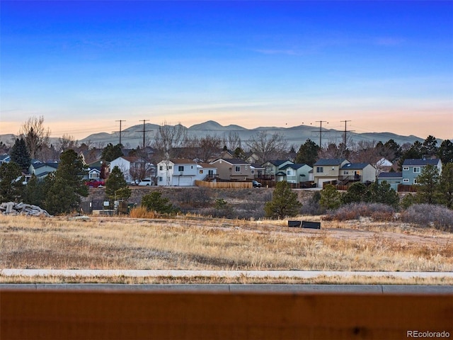 55 S Edge Cliff St, Castle Rock, CO 80104 - mountain view featuring nearby suburban area