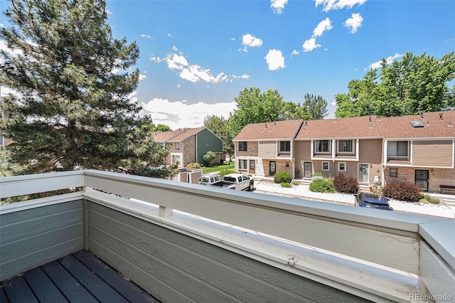 8753 W Cornell Ave Unit 12-1, Denver, CO 80227 - balcony with a residential view