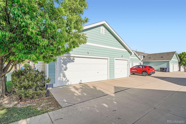 5843 Ceylon St, Denver, CO 80249 - view of garage