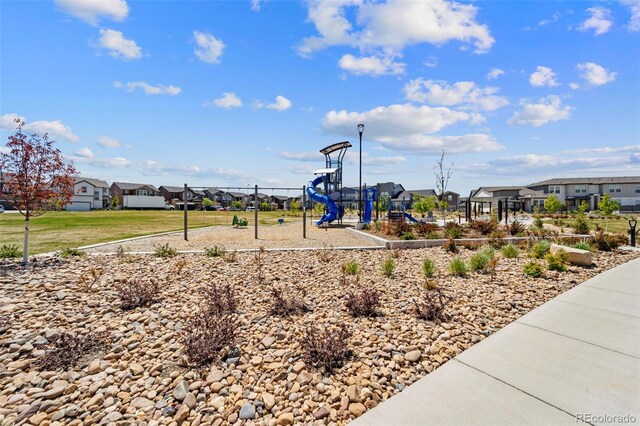 19131 E 65th Ave, Denver, CO 80249 - community playground featuring a residential view