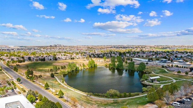 19131 E 65th Ave, Denver, CO 80249 - drone / aerial view of a nearby body of water