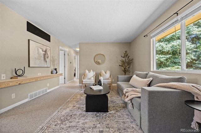 2380 W Baltic Pl, Englewood, CO 80110 - living room with carpet and baseboards