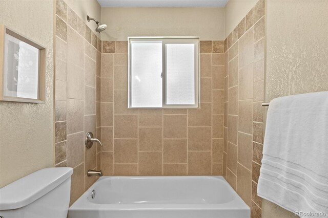 2380 W Baltic Pl, Englewood, CO 80110 - full bathroom with bathtub / shower combination and toilet