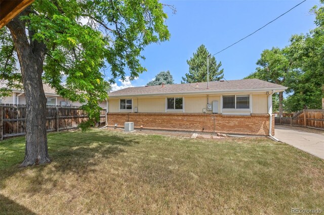 2380 W Baltic Pl, Englewood, CO 80110 - back of property with brick siding