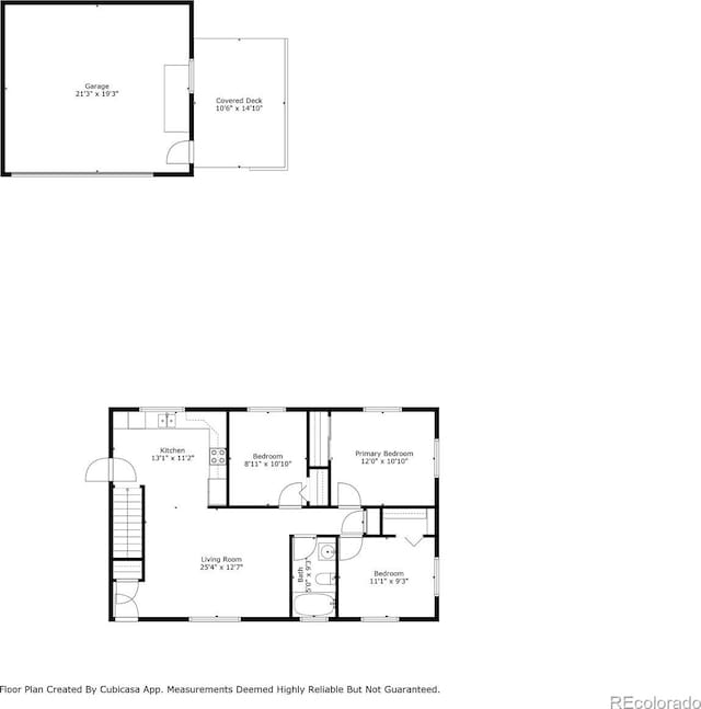 2380 W Baltic Pl, Englewood, CO 80110 - view of property floor plan