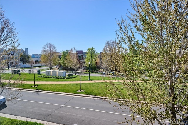 view of street