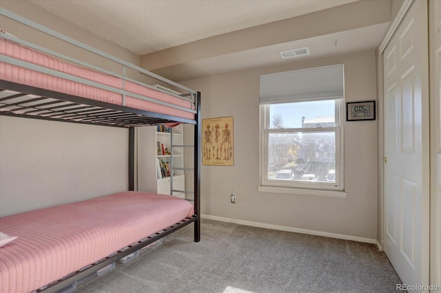 bedroom featuring carpet floors