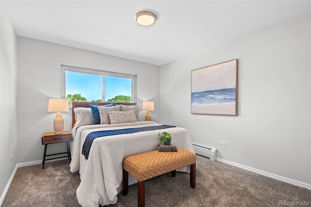 12820 Willow Ln Unit 9, Golden, CO 80401 - bedroom with carpet flooring and baseboard heating