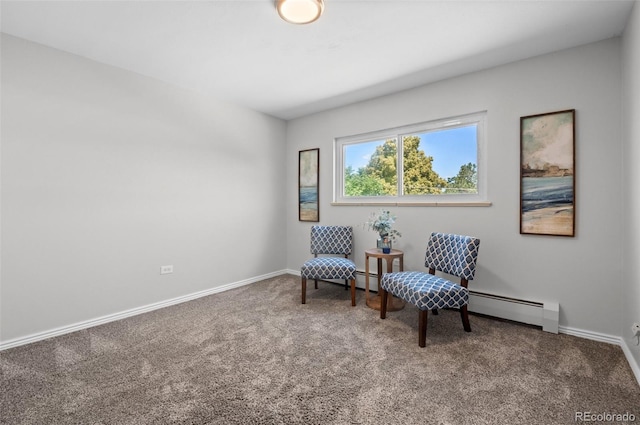12820 Willow Ln Unit 9, Golden, CO 80401 - living area with carpet flooring and baseboards