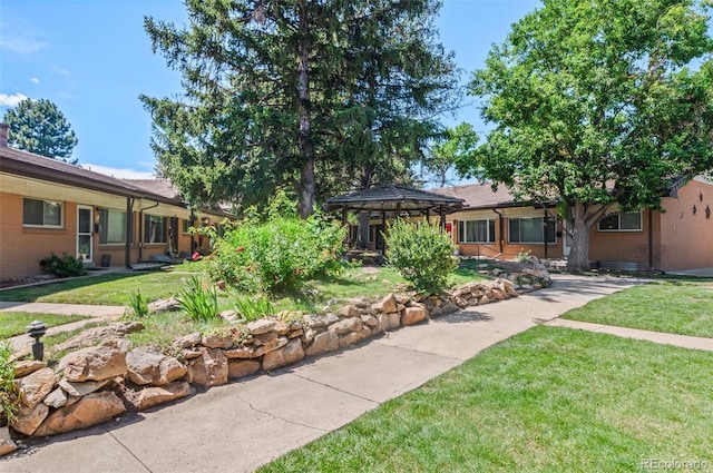 12820 Willow Ln Unit 9, Golden, CO 80401 - view of grassy yard with a gazebo