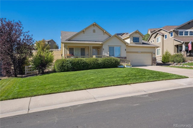 view of front of house with a front yard