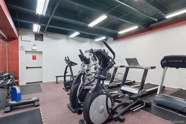 740 N Pearl St Unit 606, Denver, CO 80203 - workout area with baseboards