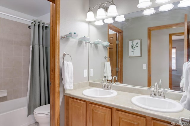 12754 Angelina Dr, Peyton, CO 80831 - full bath with shower / bath combo with shower curtain and double vanity