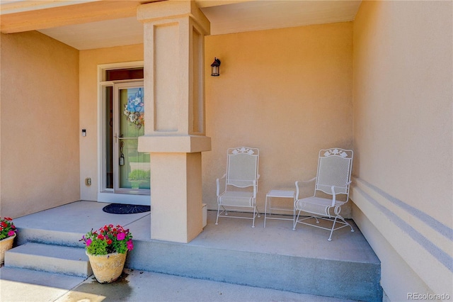 12754 Angelina Dr, Peyton, CO 80831 - property entrance with stucco siding