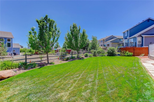 12754 Angelina Dr, Peyton, CO 80831 - fenced backyard featuring a residential view