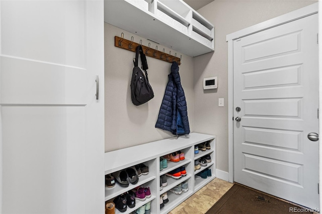 view of mudroom