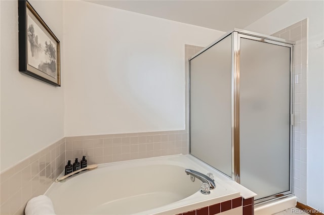 11363 Latigo Ln, Parker, CO 80138 - bathroom featuring a shower stall and a bath