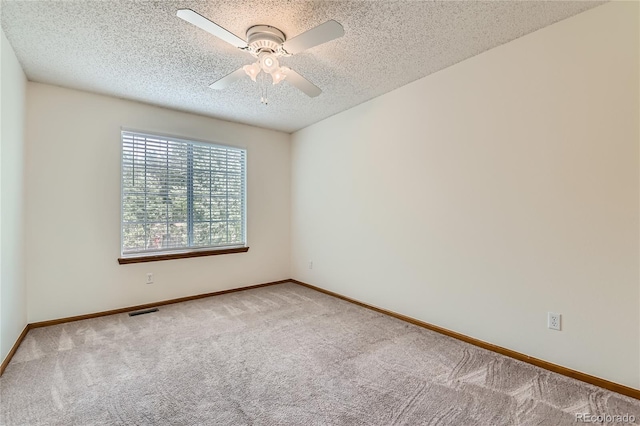 11363 Latigo Ln, Parker, CO 80138 - carpeted empty room with a textured ceiling and ceiling fan
