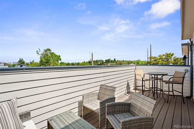 1250 W Osceola St Unit 2, Denver, CO 80204 - view of deck