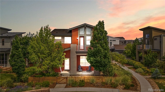 5046 Uinta St, Denver, CO 80238 - contemporary house featuring a balcony