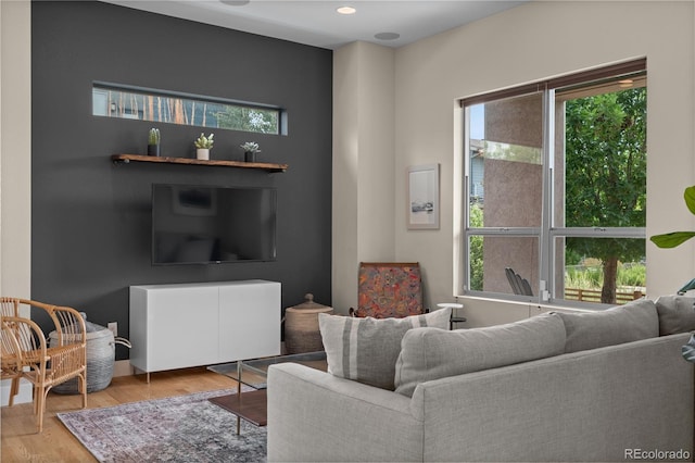 5046 Uinta St, Denver, CO 80238 - living room featuring wood finished floors
