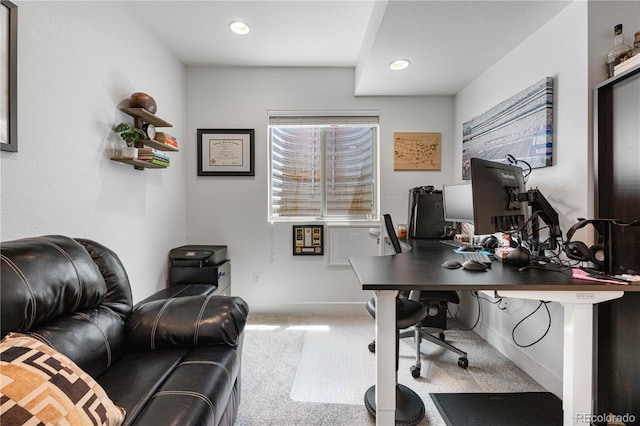 5046 Uinta St, Denver, CO 80238 - home office featuring recessed lighting