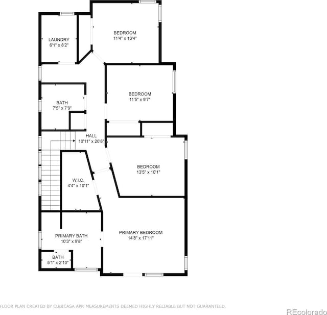 5046 Uinta St, Denver, CO 80238 - view of floor plan / room layout