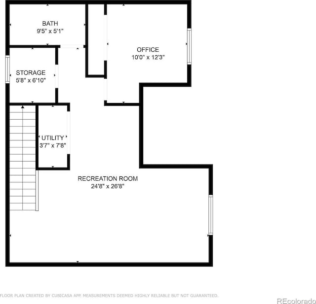 5046 Uinta St, Denver, CO 80238 - view of floor plan / room layout