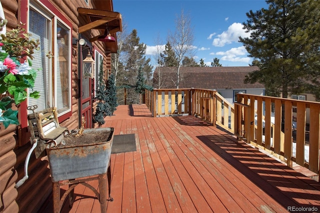 view of deck