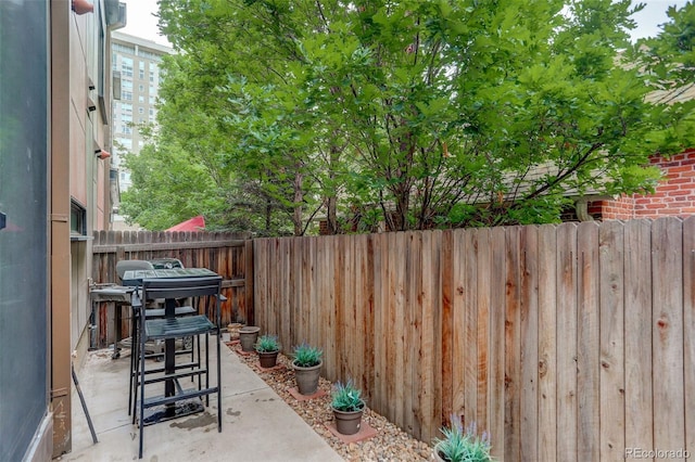 2138 N Glenarm Pl, Denver, CO 80205 - view of patio / terrace with a grill