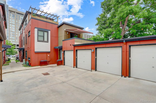 2138 N Glenarm Pl, Denver, CO 80205 - view of front of home with community garages