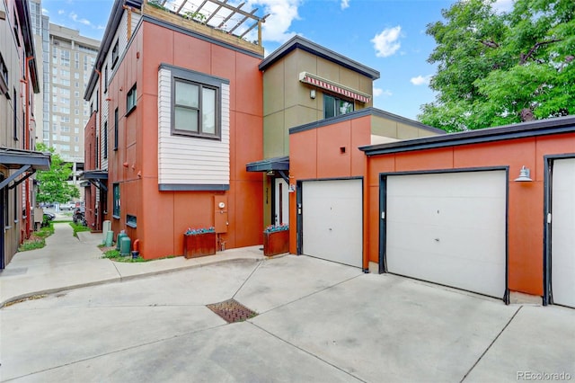 2138 N Glenarm Pl, Denver, CO 80205 - contemporary home with concrete driveway