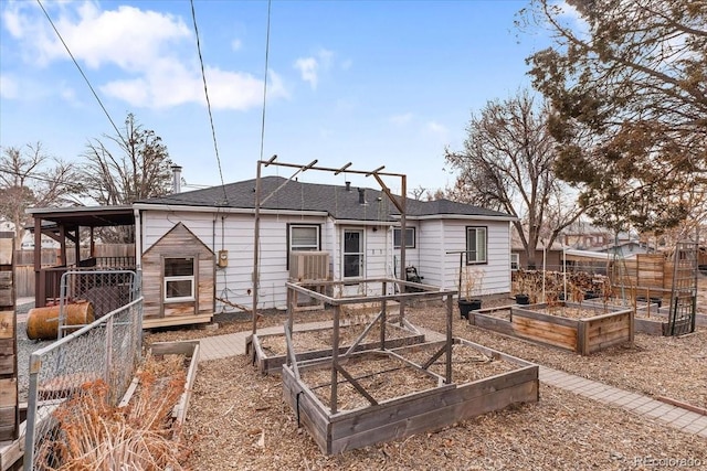 view of rear view of property