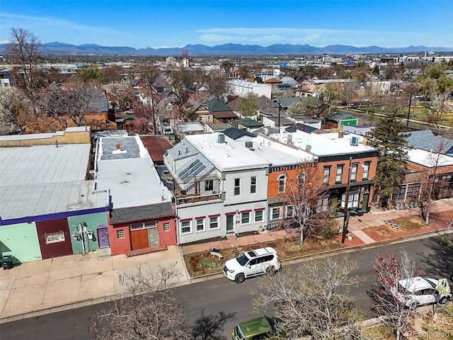117 Elati St Unit 1, Denver, CO 80223 - aerial perspective of suburban area with mountains
