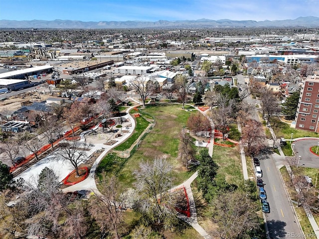 117 Elati St Unit 1, Denver, CO 80223 - aerial view of property and surrounding area with a mountainous background