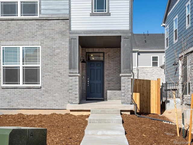 view of entrance to property