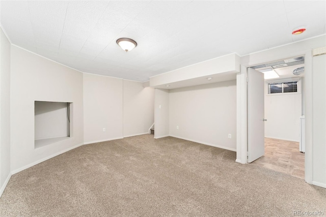 3082 S Laredo Cir, Aurora, CO 80013 - finished below grade area featuring carpet flooring and stairs