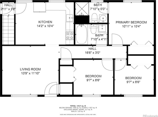 3082 S Laredo Cir, Aurora, CO 80013 - view of home floor plan
