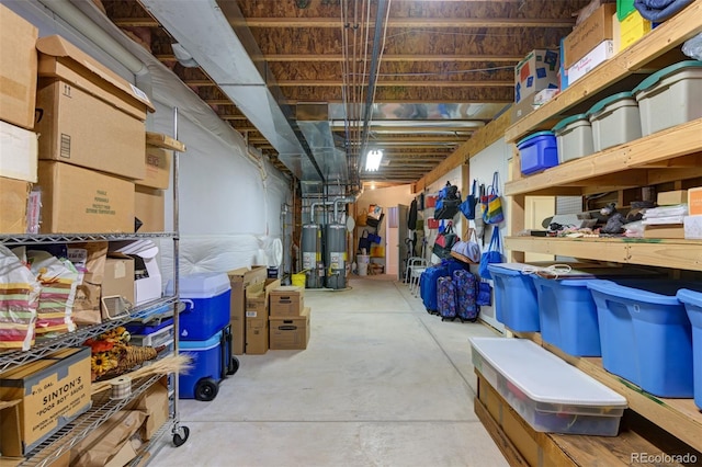 6240 Wilson Rd, Colorado Springs, CO 80919 - storage room featuring water heater