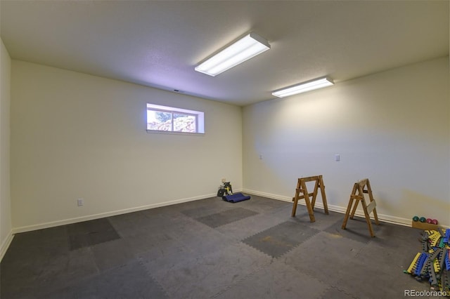 6240 Wilson Rd, Colorado Springs, CO 80919 - below grade area featuring baseboards