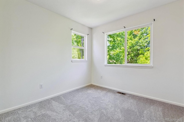 spare room with carpet flooring