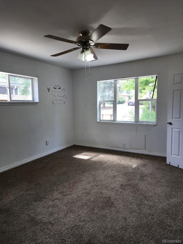 938 Salem St, Aurora, CO 80011 - unfurnished room featuring carpet floors and ceiling fan