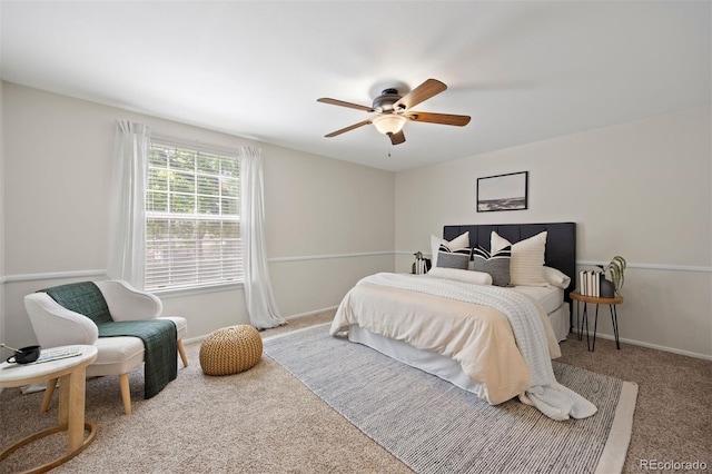 5808 E Hinsdale Pl, Centennial, CO 80112 - bedroom featuring carpet flooring, ceiling fan, and baseboards