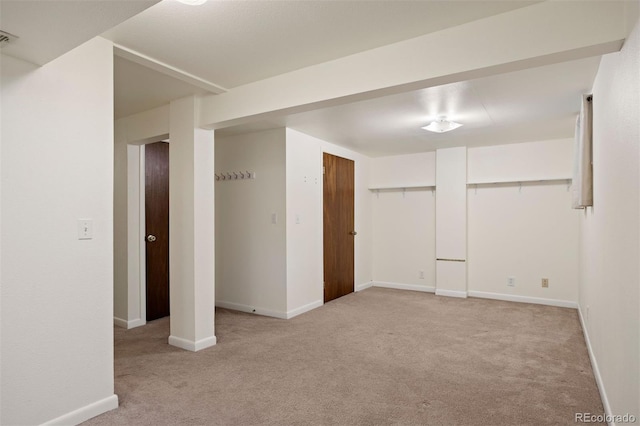 5808 E Hinsdale Pl, Centennial, CO 80112 - basement featuring light carpet and baseboards