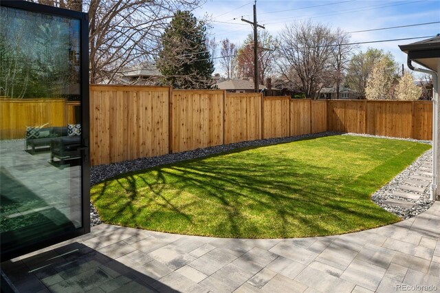 1195 S Milwaukee St, Denver, CO 80210 - view of yard with a patio