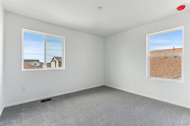 carpeted empty room with plenty of natural light