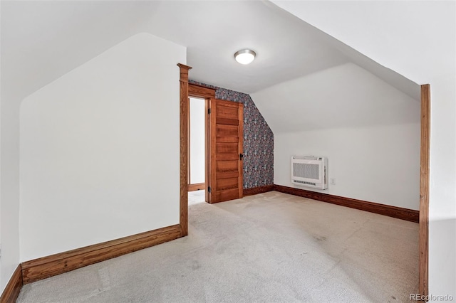 3330 W 30th Ave, Denver, CO 80211 - bonus room with heating unit, vaulted ceiling, carpet, and baseboards