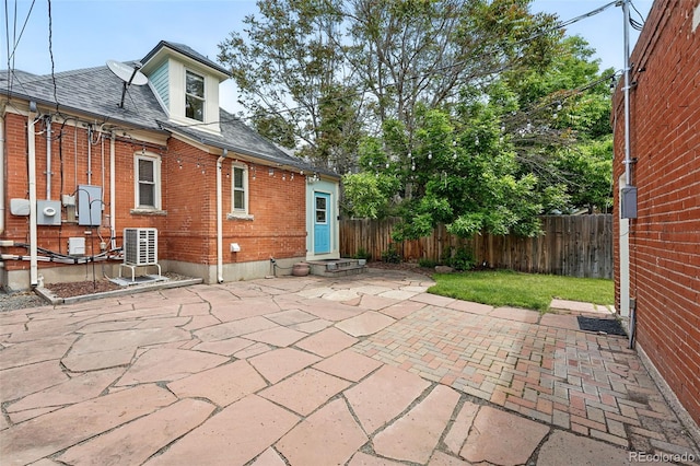 3330 W 30th Ave, Denver, CO 80211 - view of patio featuring entry steps and central AC unit