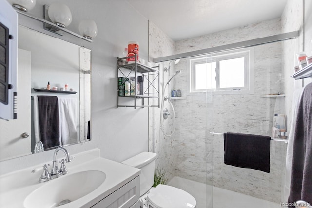 10405 W 107th Pl, Broomfield, CO 80021 - full bathroom featuring vanity and a marble finish shower